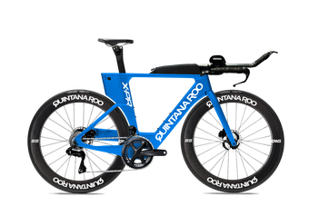 Blue frame white decal enve wheels