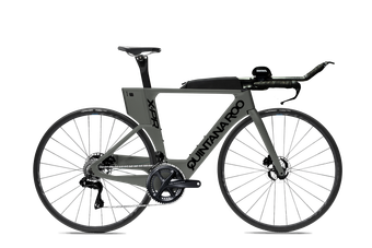 Gray frame black decal shimano wheels